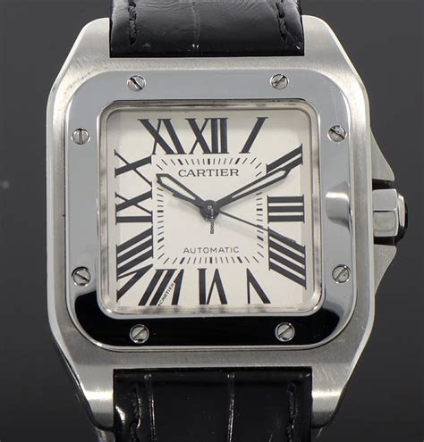 cartier santos medium straps|cartier santos 100 midsize.